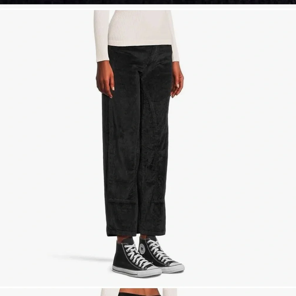Free People Risk Taker Corduroy Straight black Size 26‎ Women's Pants NWT
